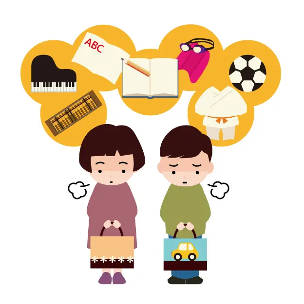 習い事でストレスを感じる子供