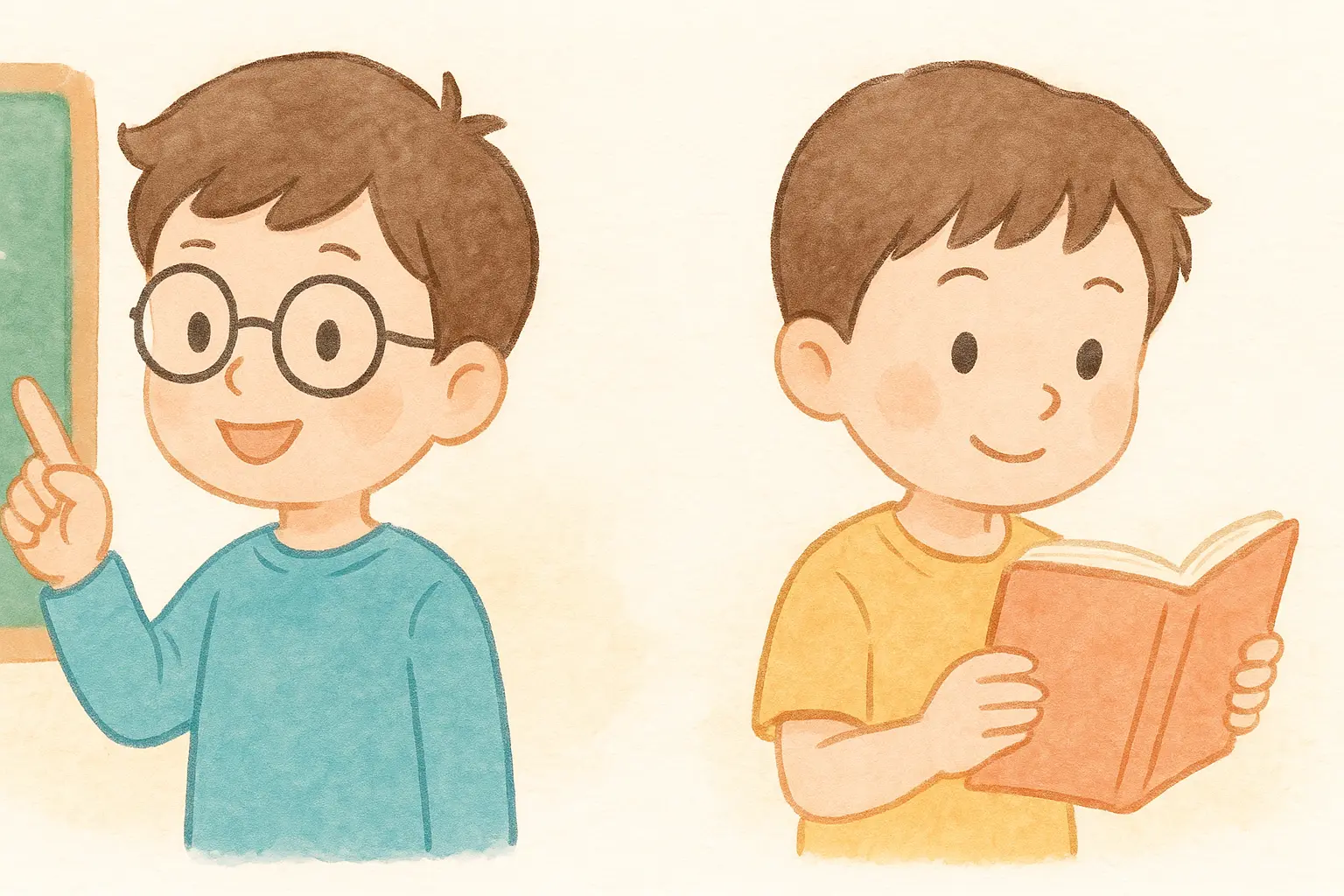 メガネの常識のウソ イラスト