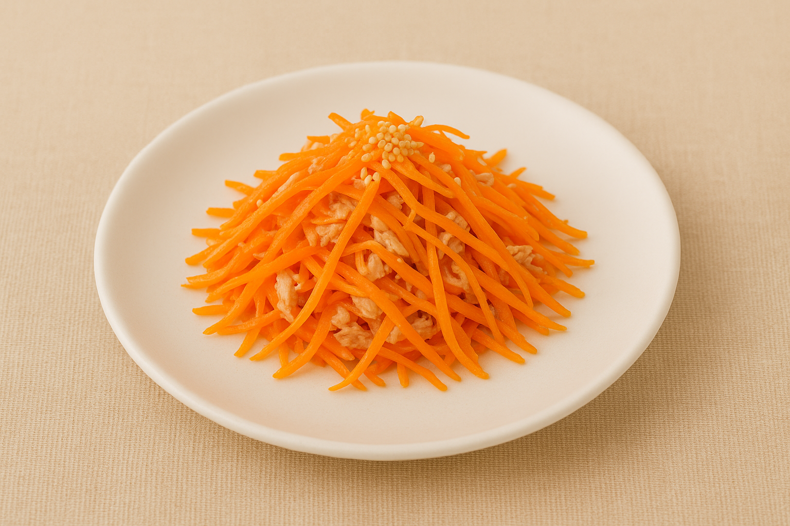 にんじんとツナのごまポンサラダ