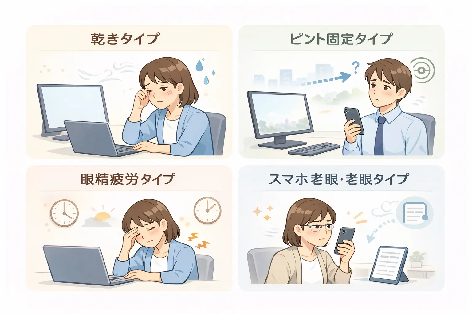 疲れ目タイプイメージ