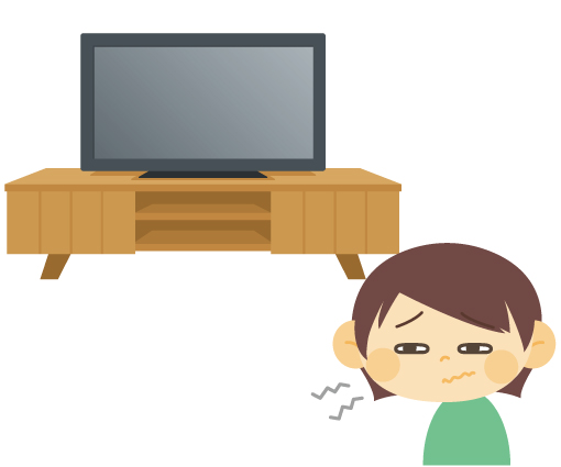 目を細める子ども