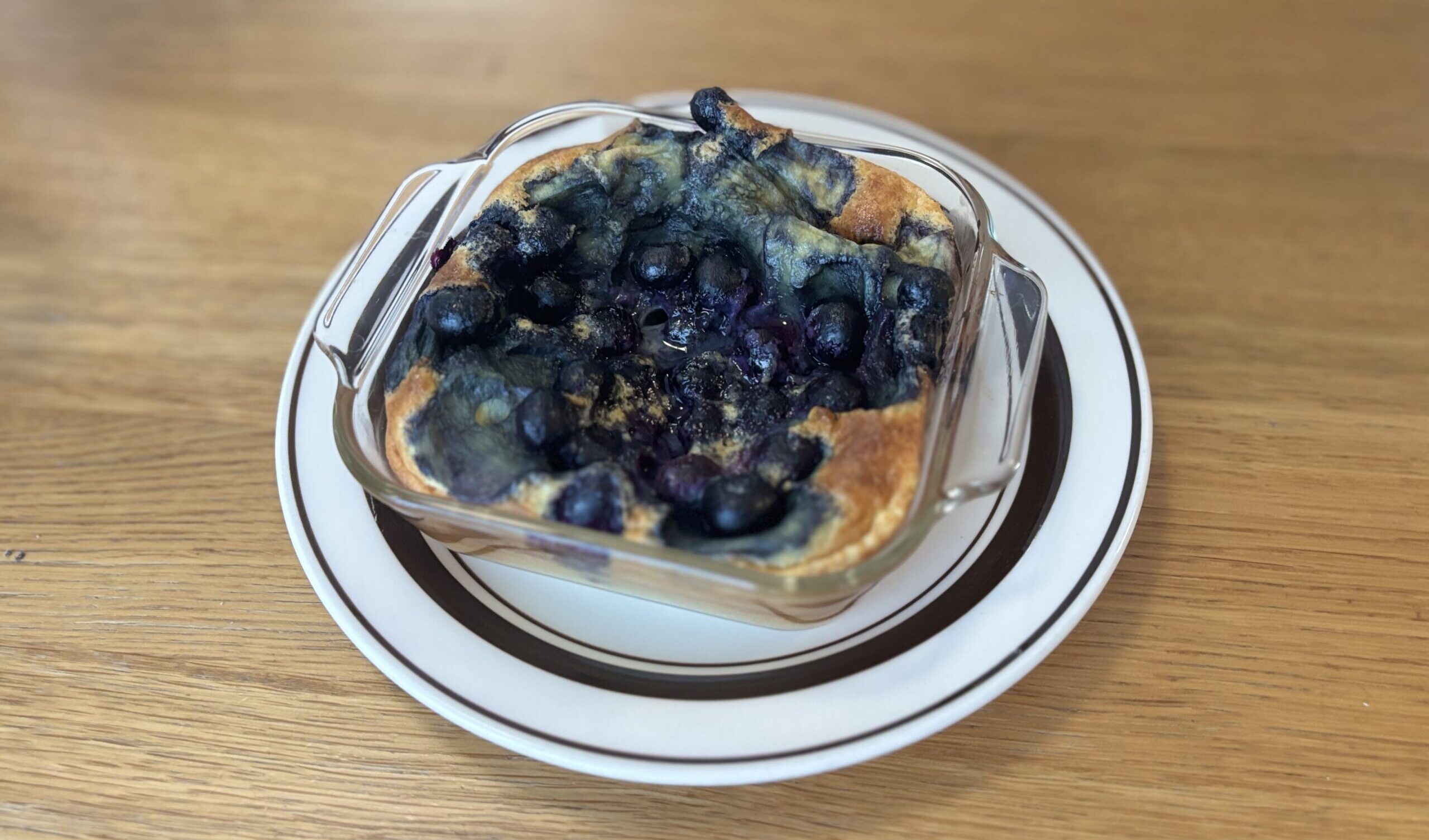 ブルーベリーのクラフティ